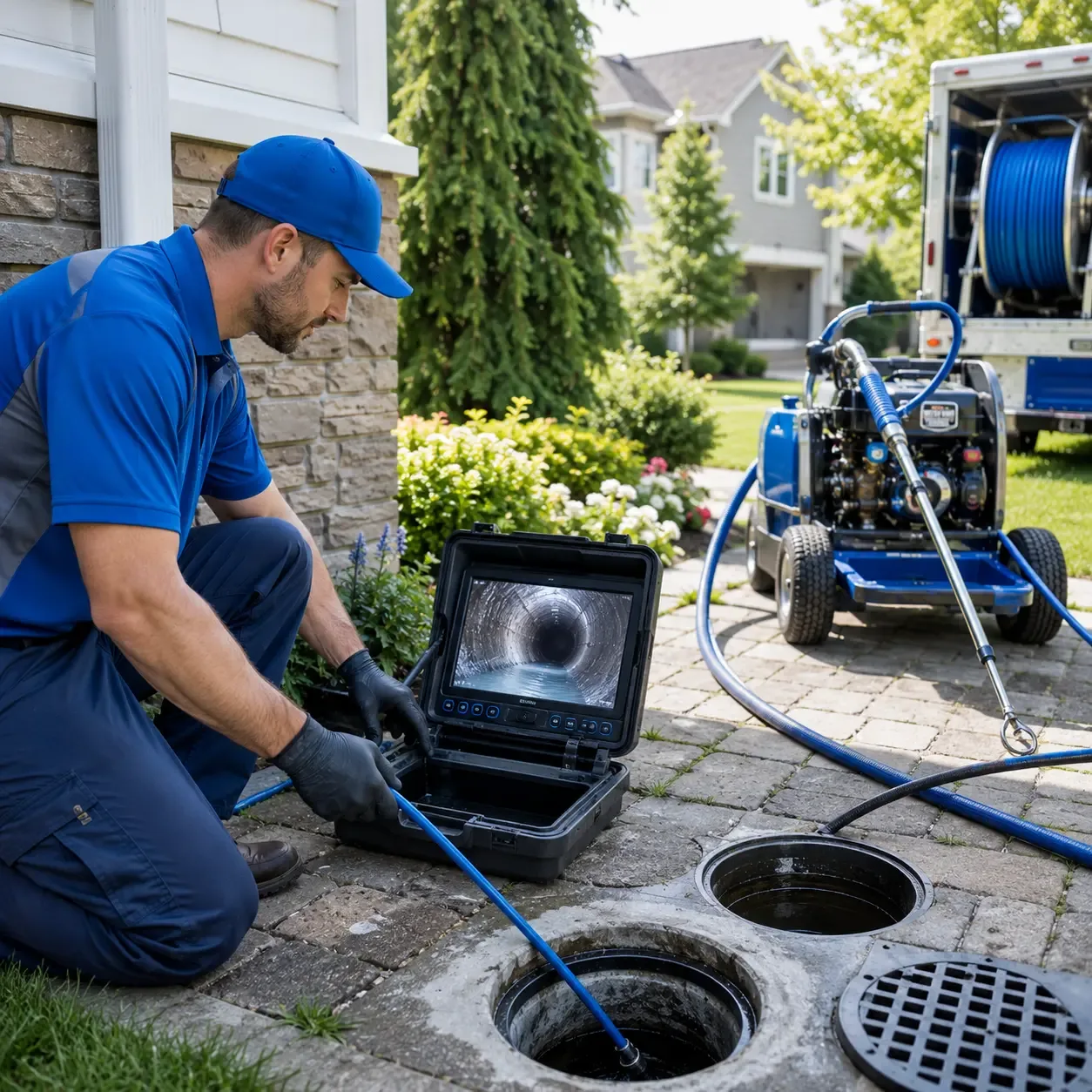 Outdoor drain cleaning professionals serving Greenville, RI