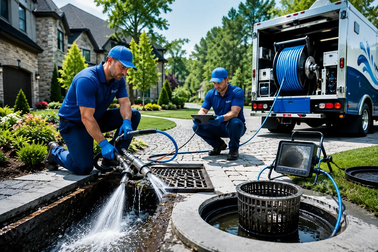 Local outdoor drain cleaning professionals in Greenville, RI
